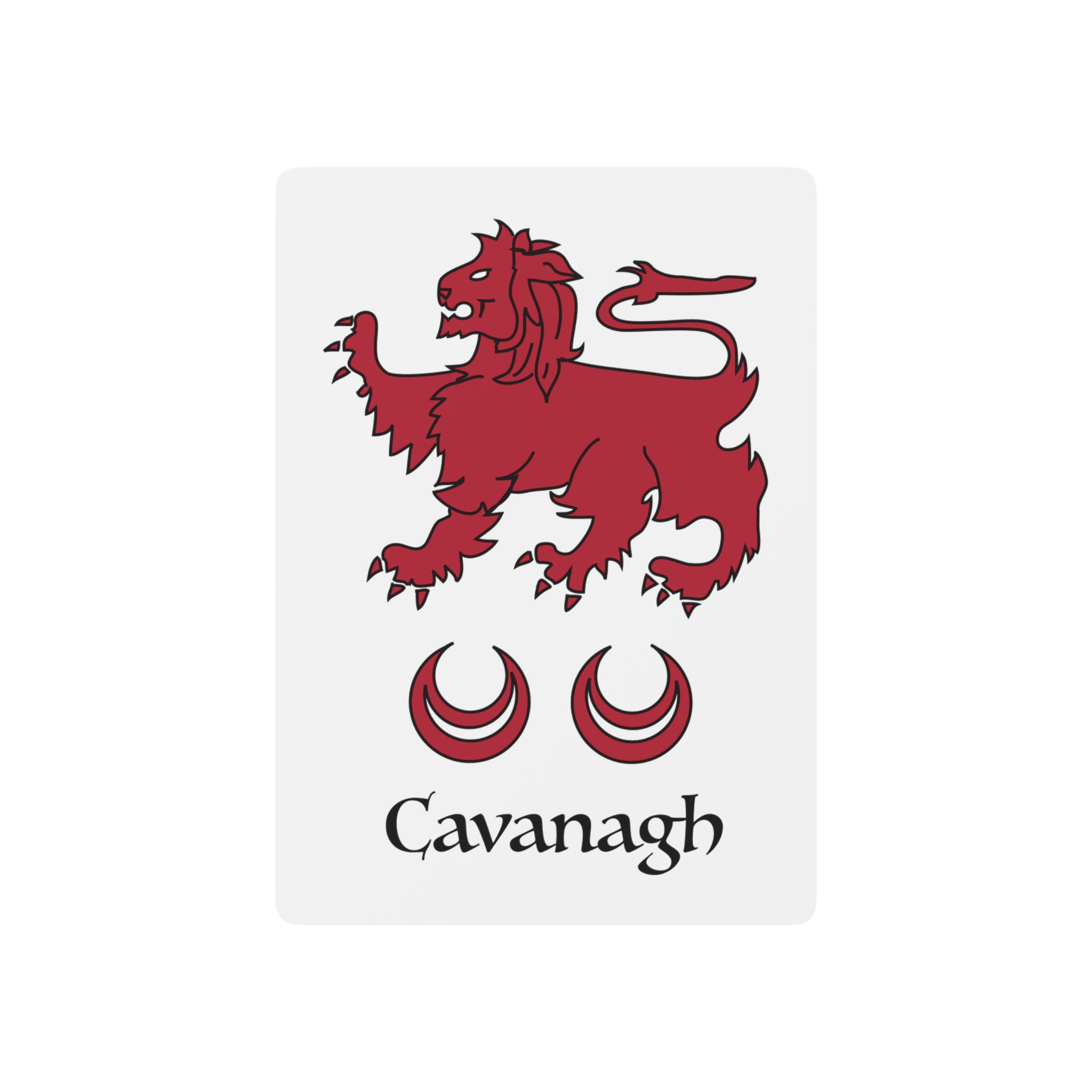 Cavanagh Family Crest Playing Cards - Image 2